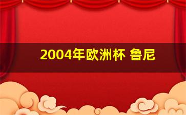 2004年欧洲杯 鲁尼